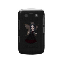 Princesse féerique gothique mignonne Blackberry Bo Étui Blackberry Bold