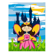 Princesse féerique mignonne Postcard Carte Postale