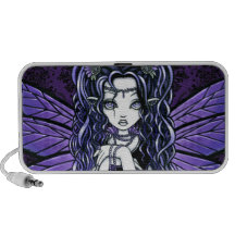 Princesse féerique Speaker de papillon pourpre de  Haut-parleurs Ordinateur Portable