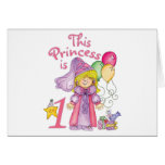 Princesse First Birthday Invitations Carte