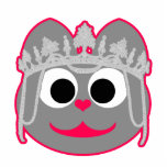 Princesse Kitty Pink - gris Photo Sculptures