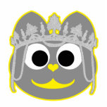 Princesse Kitty Yellow - gris Photo En Relief