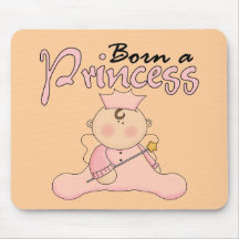Princesse Pink T-shirts et cadeaux de bébé Tapis De Souris