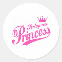 Princesse portugaise autocollant