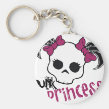 Princesse punk porte-clefs