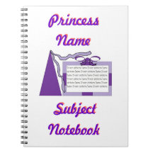 Princesse Purple/carnet pourpre de chapeau