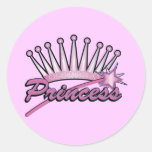 Princesse rose Crown Adhésif