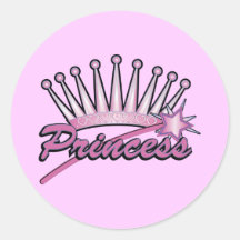 Princesse rose Crown Adhésif