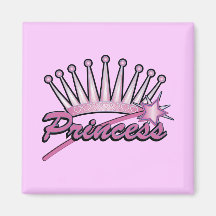 Princesse rose Crown Aimant Pour Réfrigérateur