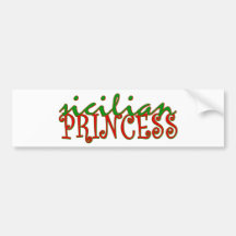Princesse sicilienne adhésif pour voiture