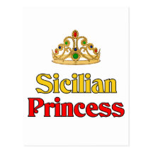 Princesse sicilienne carte postale