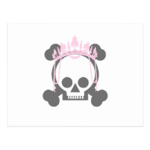 Princesse Skull Carte Postale