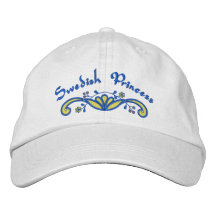Princesse suédoise casquettes de baseball brodées