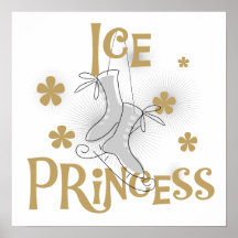 Princesse T-shirts et cadeaux de glace Posters