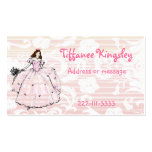 Princesse télécarte modèles de cartes de visite