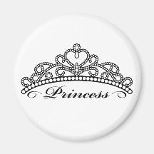 Princesse Tiara Magnet Aimant Pour Réfrigérateur