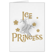 Princesse Tshirts et cadeaux de glace Carte De Vœux