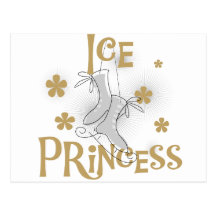 Princesse Tshirts et cadeaux de glace Carte Postale