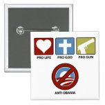 Princples contre Obama Badges