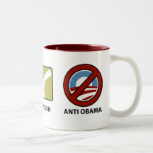 Princples contre Obama Mug À Café