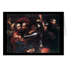 Prise de Caravaggio du Christ Carte