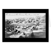 Prison d'Andersonville, GA 1864 Carte