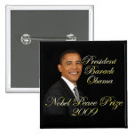 Prix de paix du Président Barack Obama Nobel Pin's Avec Agrafe