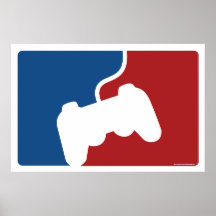 Pro affiche de jeu vidéo de Gamer - geek de contrô