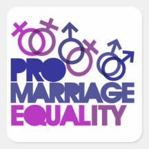 Pro égalité de mariage autocollants