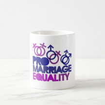 Pro égalité de mariage mugs