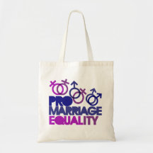 Pro égalité de mariage sac fourre-tout
