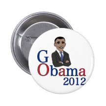 Pro Obama Badge
