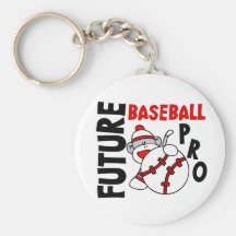 Pro singe de chaussette de futur base-ball porte-clefs