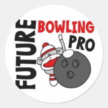 Pro singe de chaussette de futur bowling adhésifs