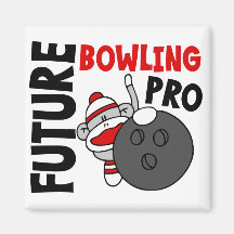 Pro singe de chaussette de futur bowling aimants