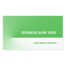 Pro vert cartes de visite professionnelles
