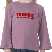 Problème - c'est mon deuxième prénom (rouge) t-shirt