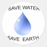 Produits de conservation de l'eau ! autocollants