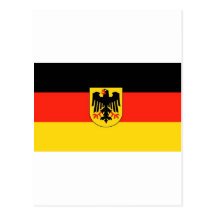 Produits de drapeau d'état de l'Allemagne ! Carte Postale