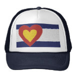 Produits de drapeau du Colorado du coeur I ! Casquette De Camionneur