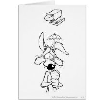 Produits de point culminant de coyote du Wile E Cartes De Vœux