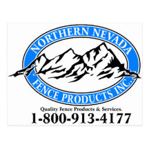 Produits du nord de barrière du Nevada Carte Postale