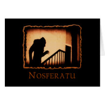 Produits effrayants de vampire de Nosferatu Cartes De Vœux