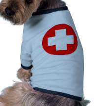 Produits et conceptions de Croix-Rouge ! Tee-shirt Pour Animal Domestique