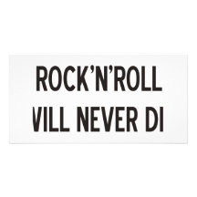 Produits et conceptions de rock ! photocarte customisée