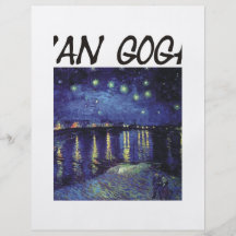 Produits et conceptions de Van Gogh ! Prospectus