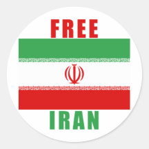 Produits libres de l'Iran Autocollant Rond