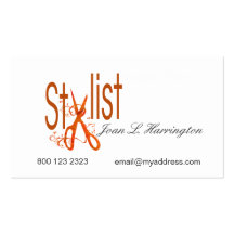 Produits promotionnels de salon de styliste de tec modèle de carte de visite