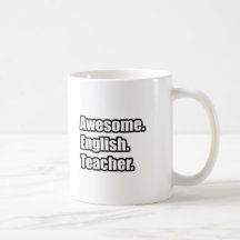 Professeur d'Anglais impressionnant Tasse À Café