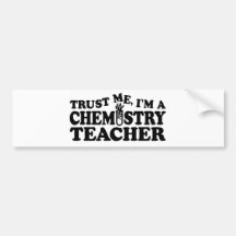 Professeur de chimie autocollants pour voiture
